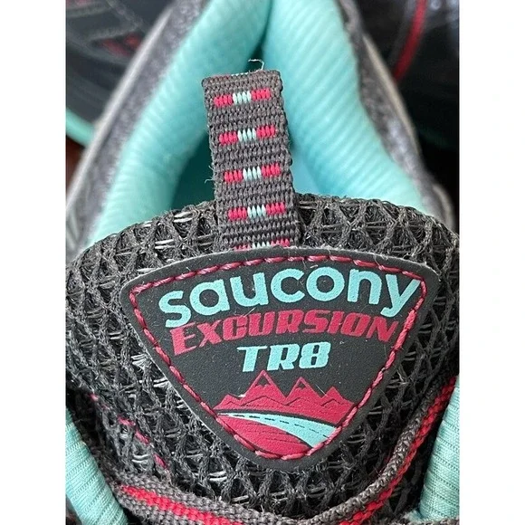 Saucony Womens Excursion Tr8 Running Shoes Gray S15203-4 Lace Up Low Top 11M - Picture 3 of 7